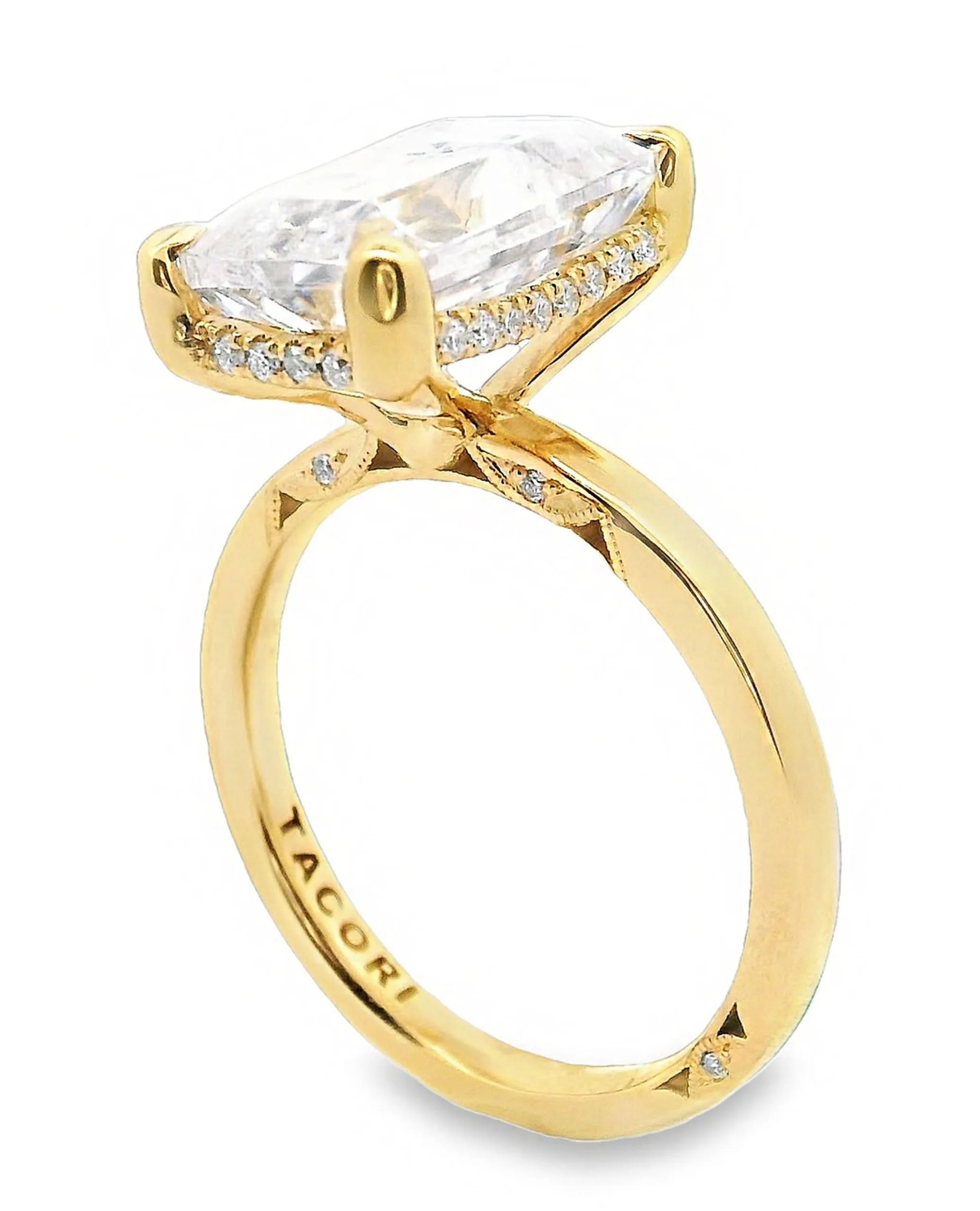 Tacori 18K White Gold RoyalT Engagement Ring - 26882.2EC12X8.5Y