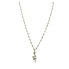 The Kenzie Pave Necklace Collection