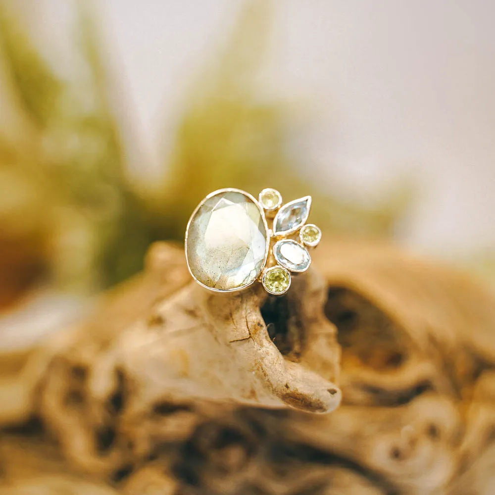 The Three Elements Sterling Silver Ring