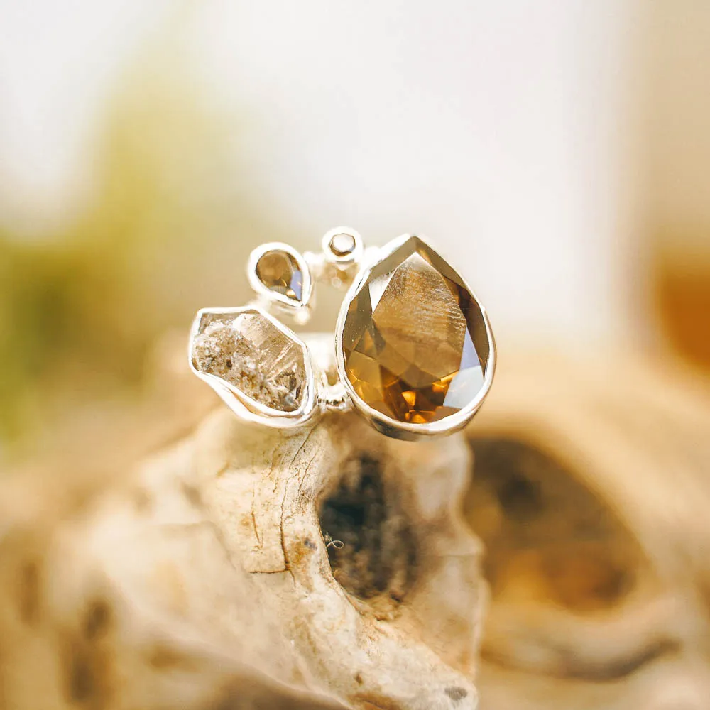The Three Elements Sterling Silver Ring