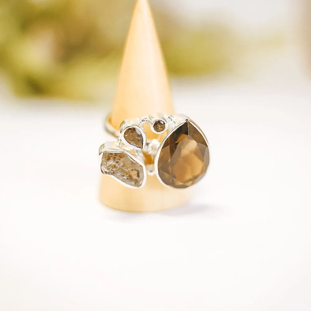 The Three Elements Sterling Silver Ring