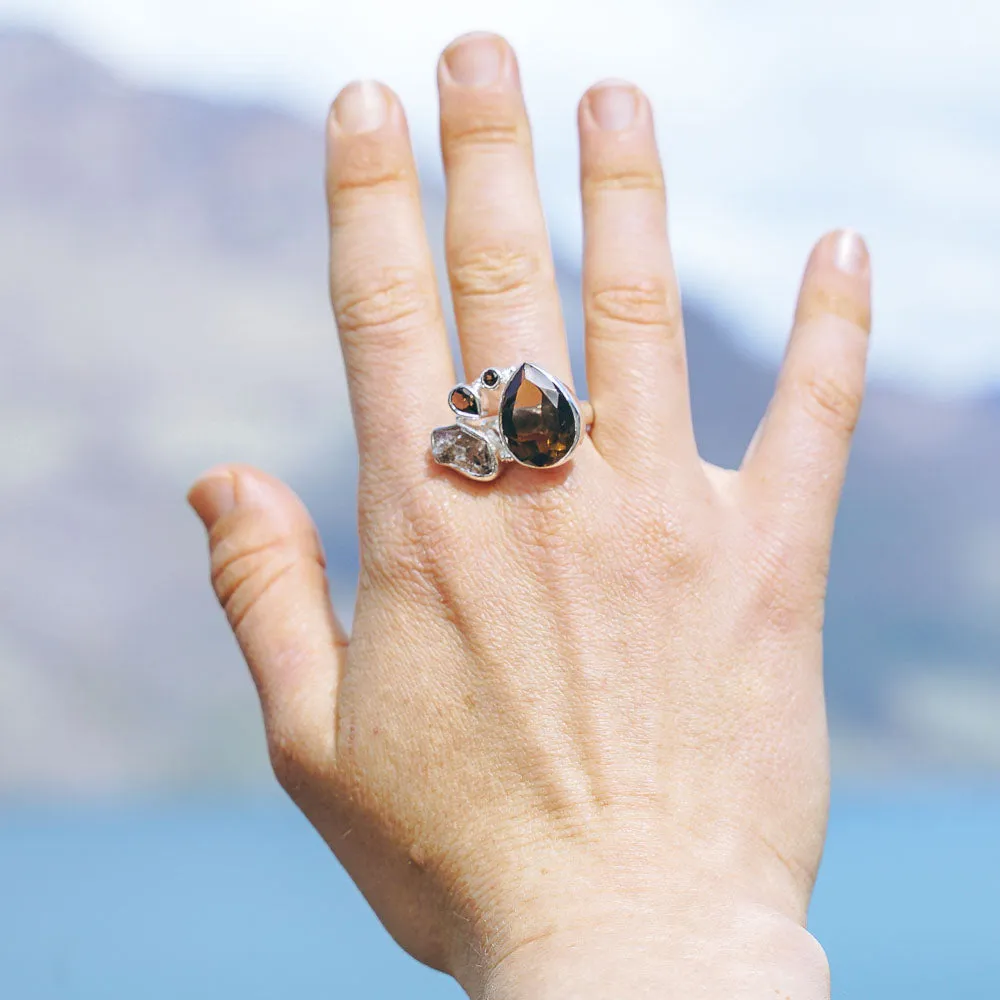 The Three Elements Sterling Silver Ring