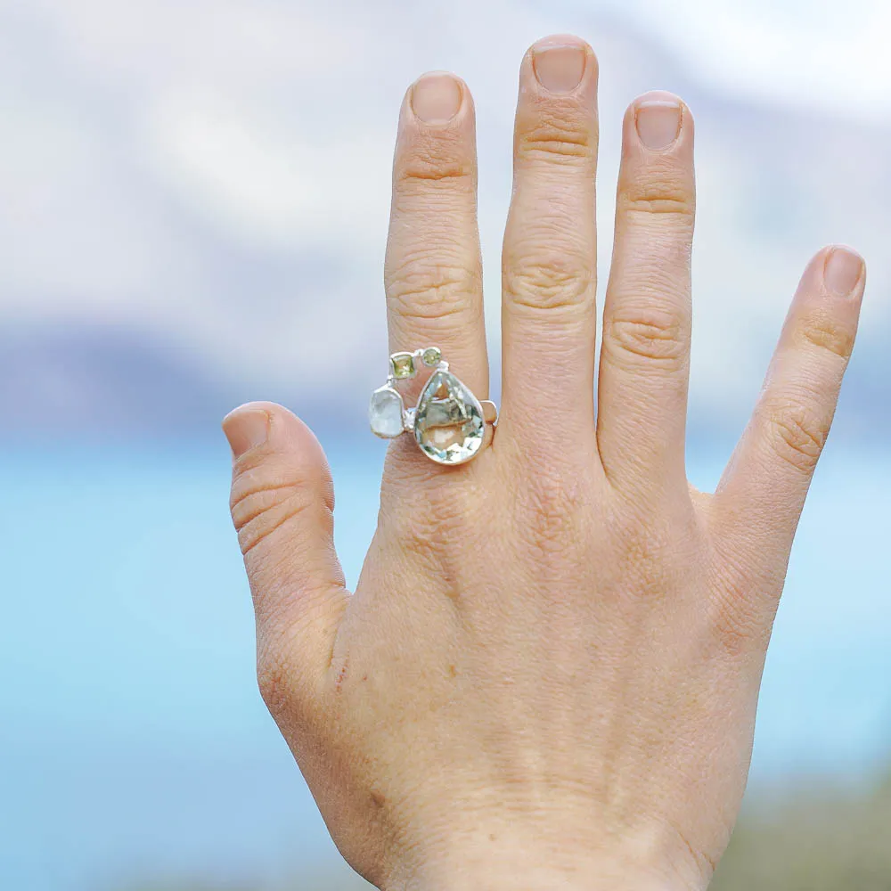 The Three Elements Sterling Silver Ring