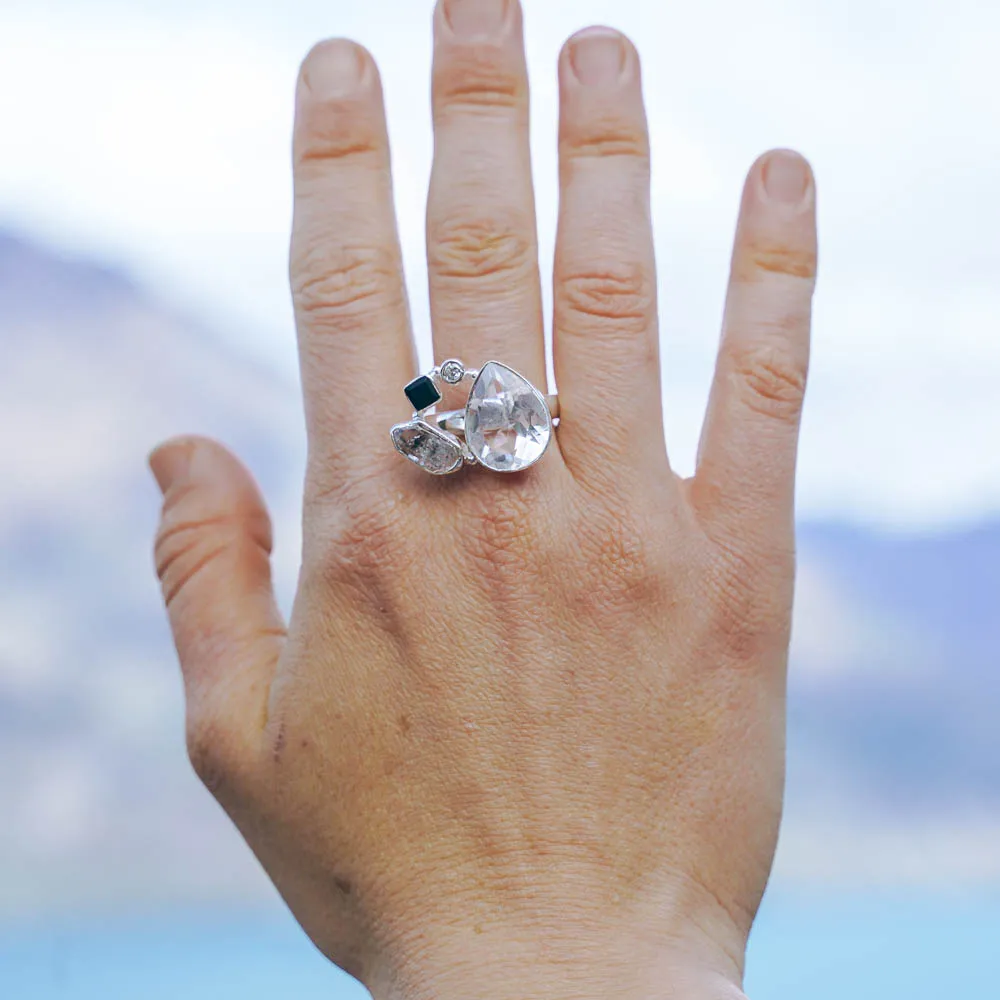 The Three Elements Sterling Silver Ring