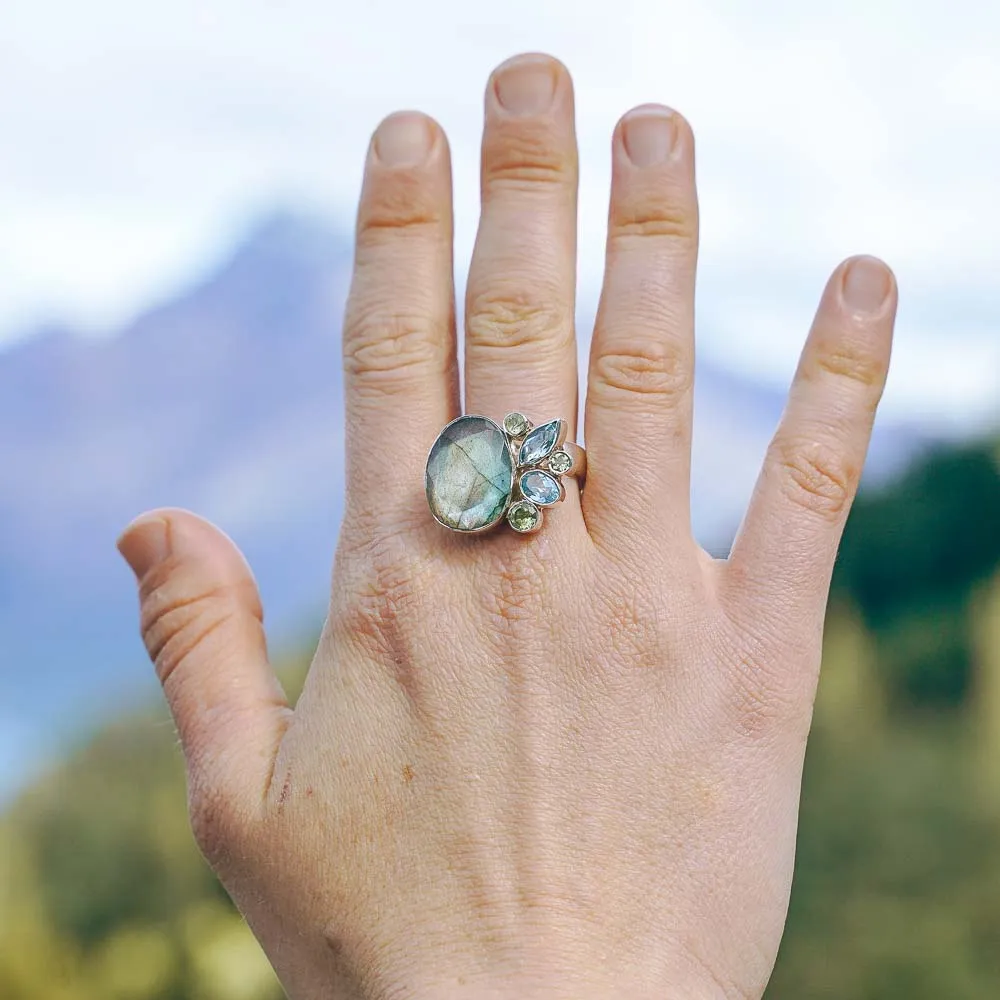 The Three Elements Sterling Silver Ring