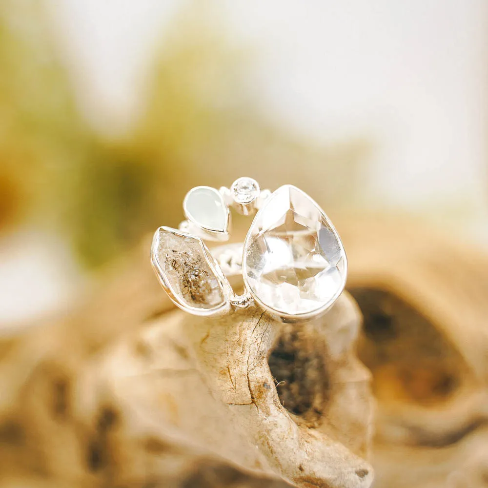 The Three Elements Sterling Silver Ring