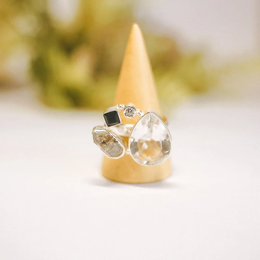 The Three Elements Sterling Silver Ring