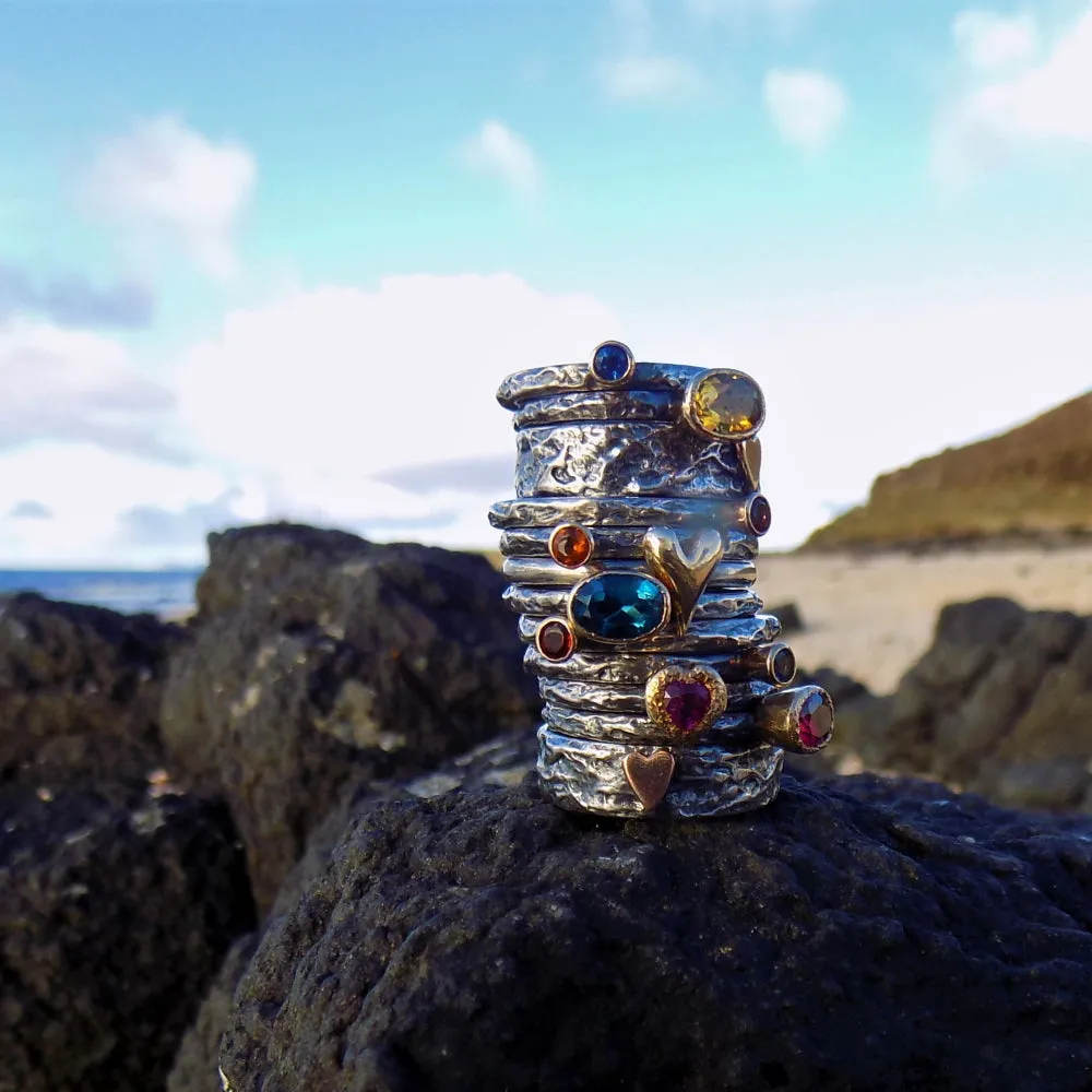 Tourmaline Treasure Ring - 4mm Gemstone