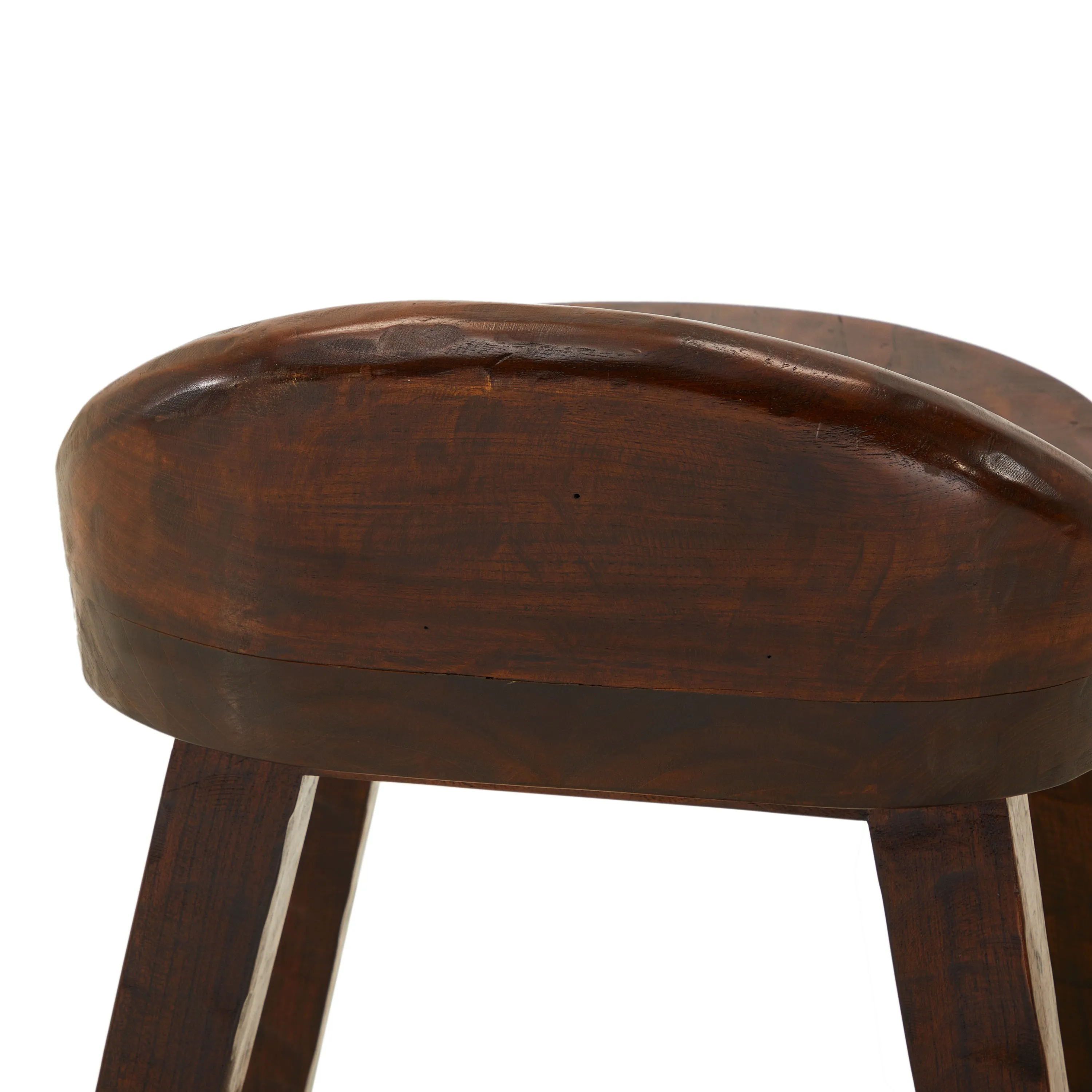 Wood Dark Bar Stool