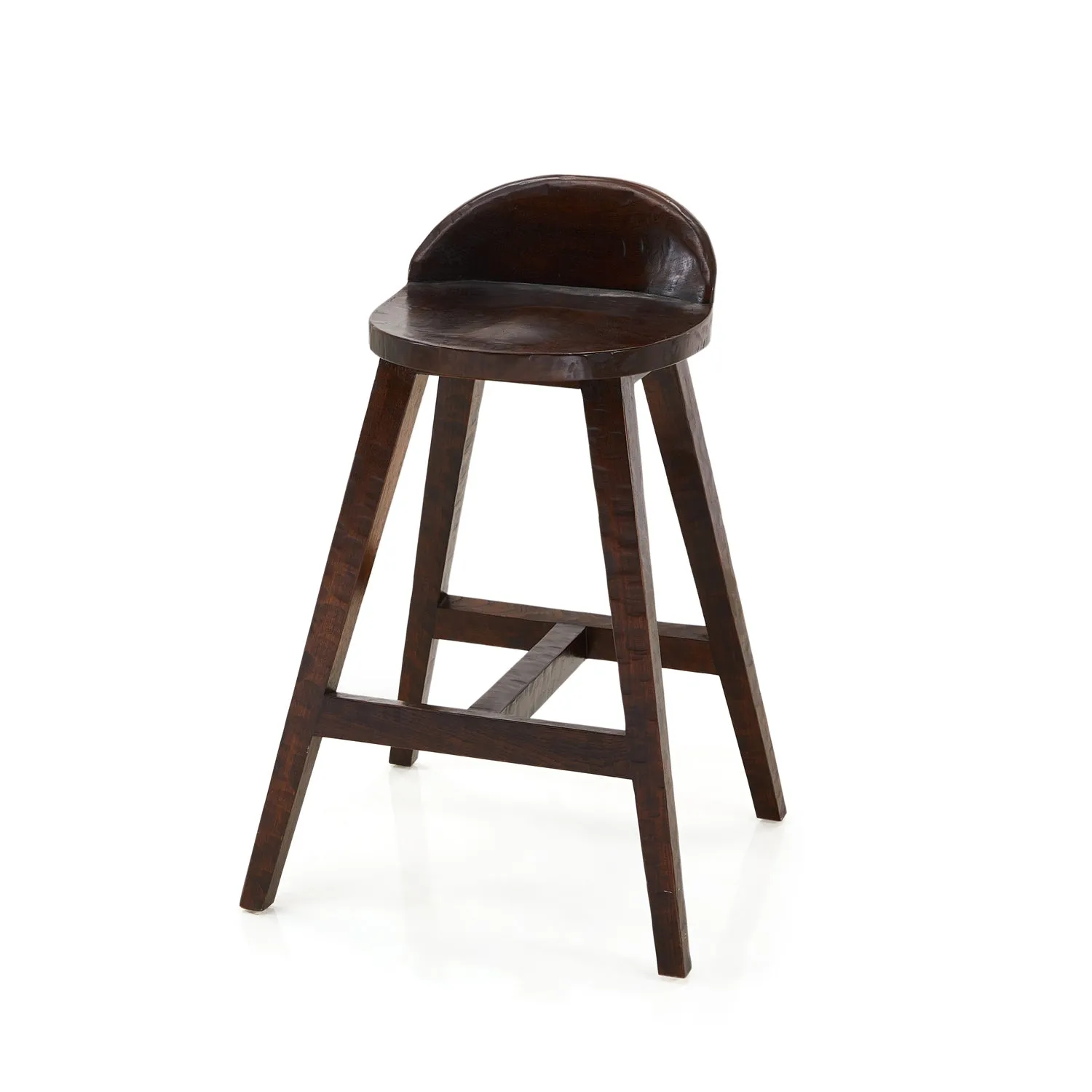 Wood Dark Bar Stool