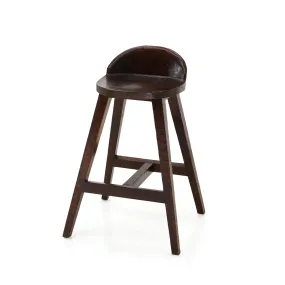 Wood Dark Bar Stool