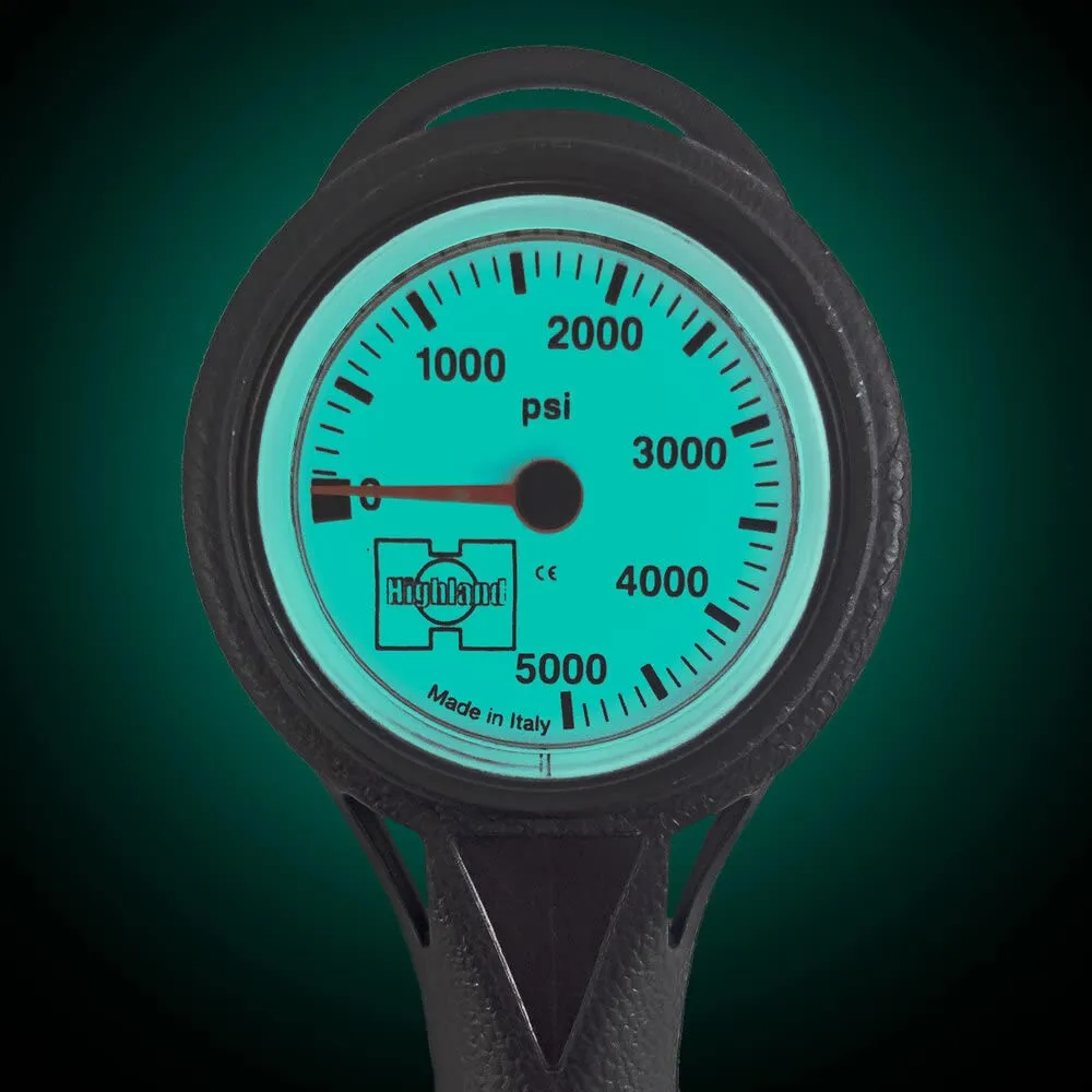 XS Scuba Highland Thin-Line Pressure Gauge