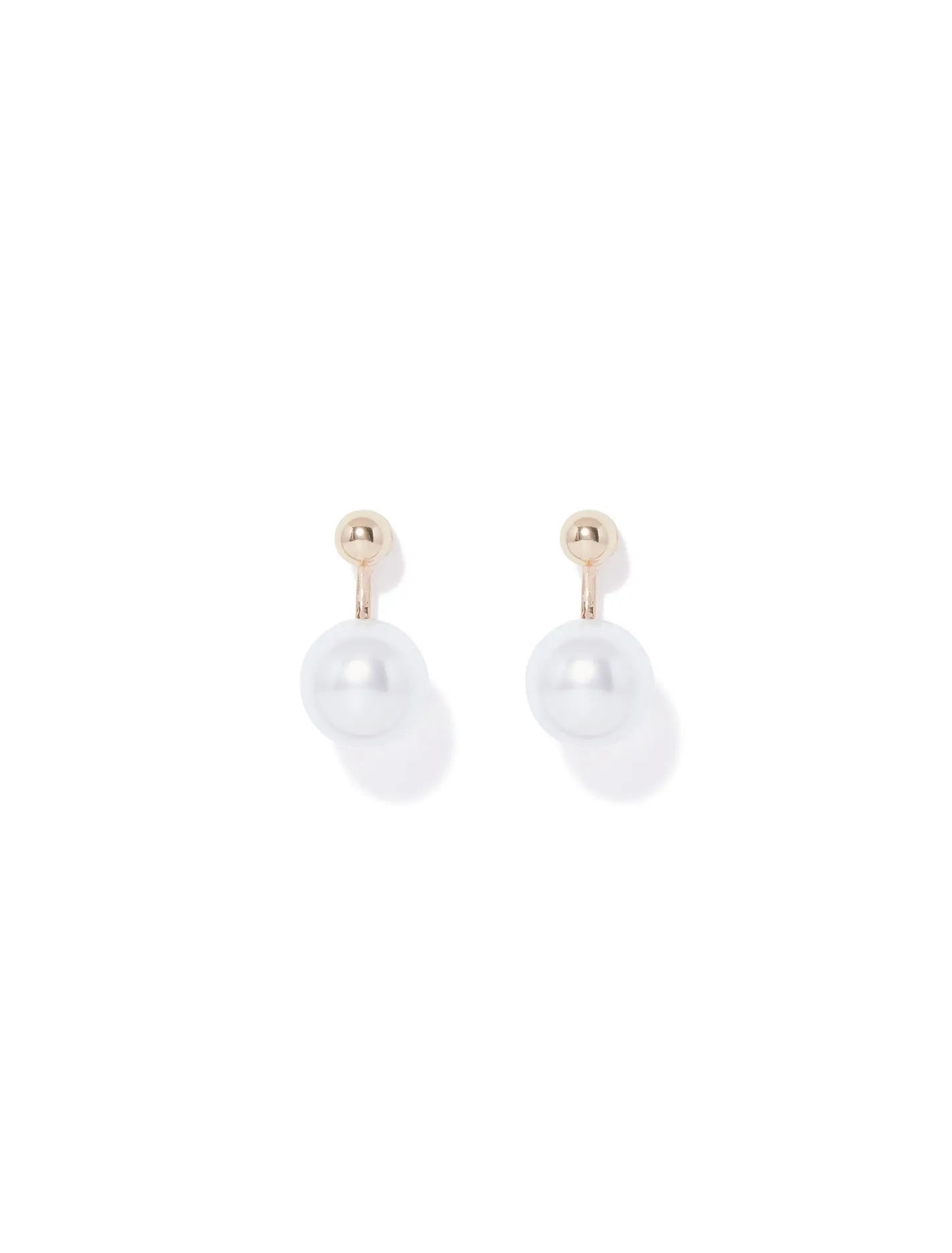 Zola Pearl Drop Front Back Earrings